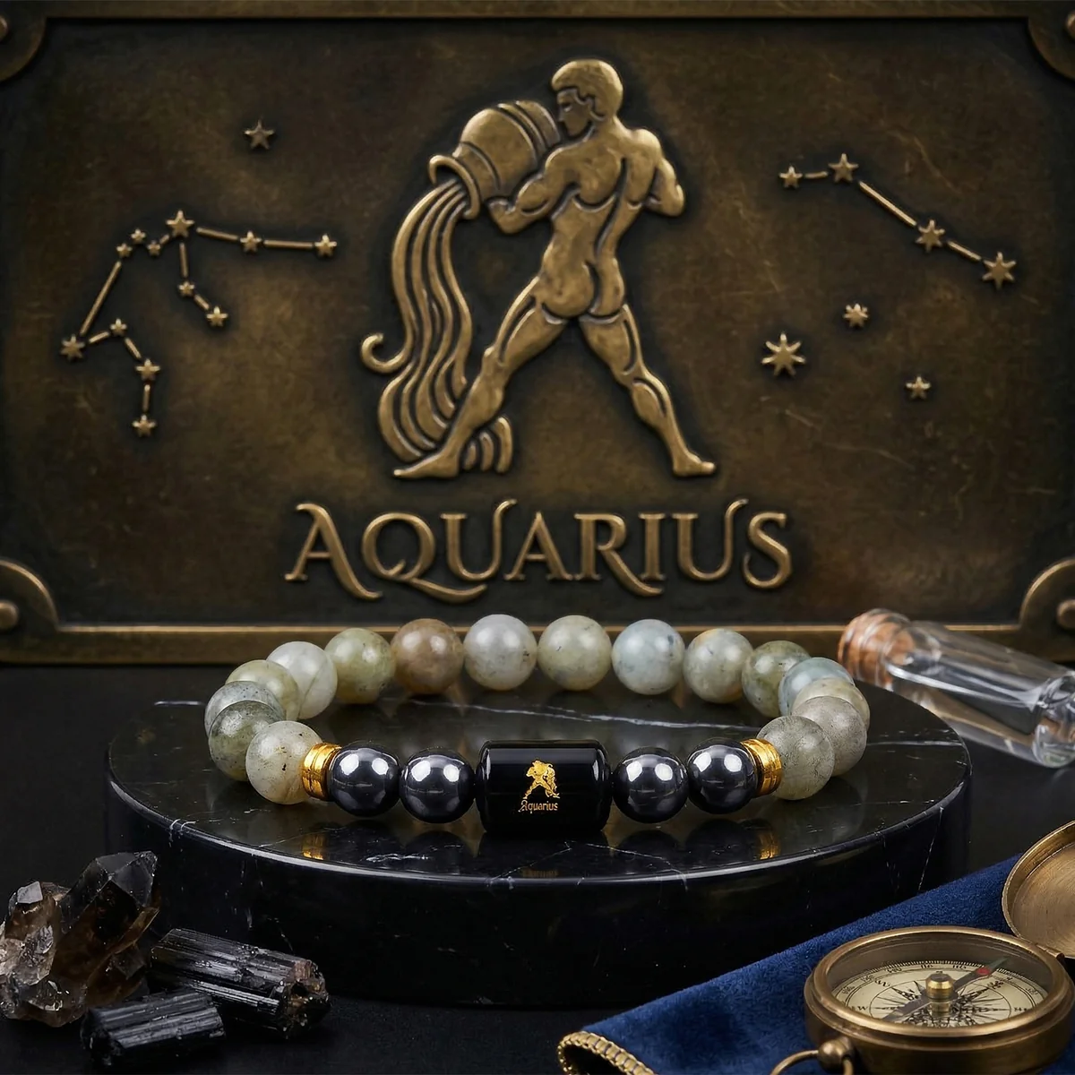 Aquarius Zodiac Bracelet
