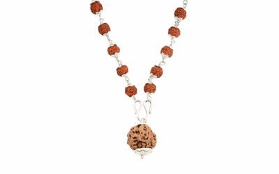 Silver Rudraksha Mala