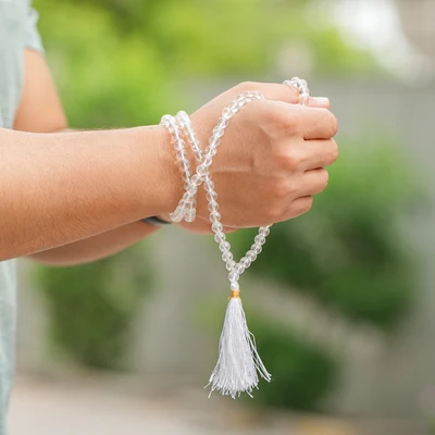 Sphatik / Crystal Mala (108 Beads)