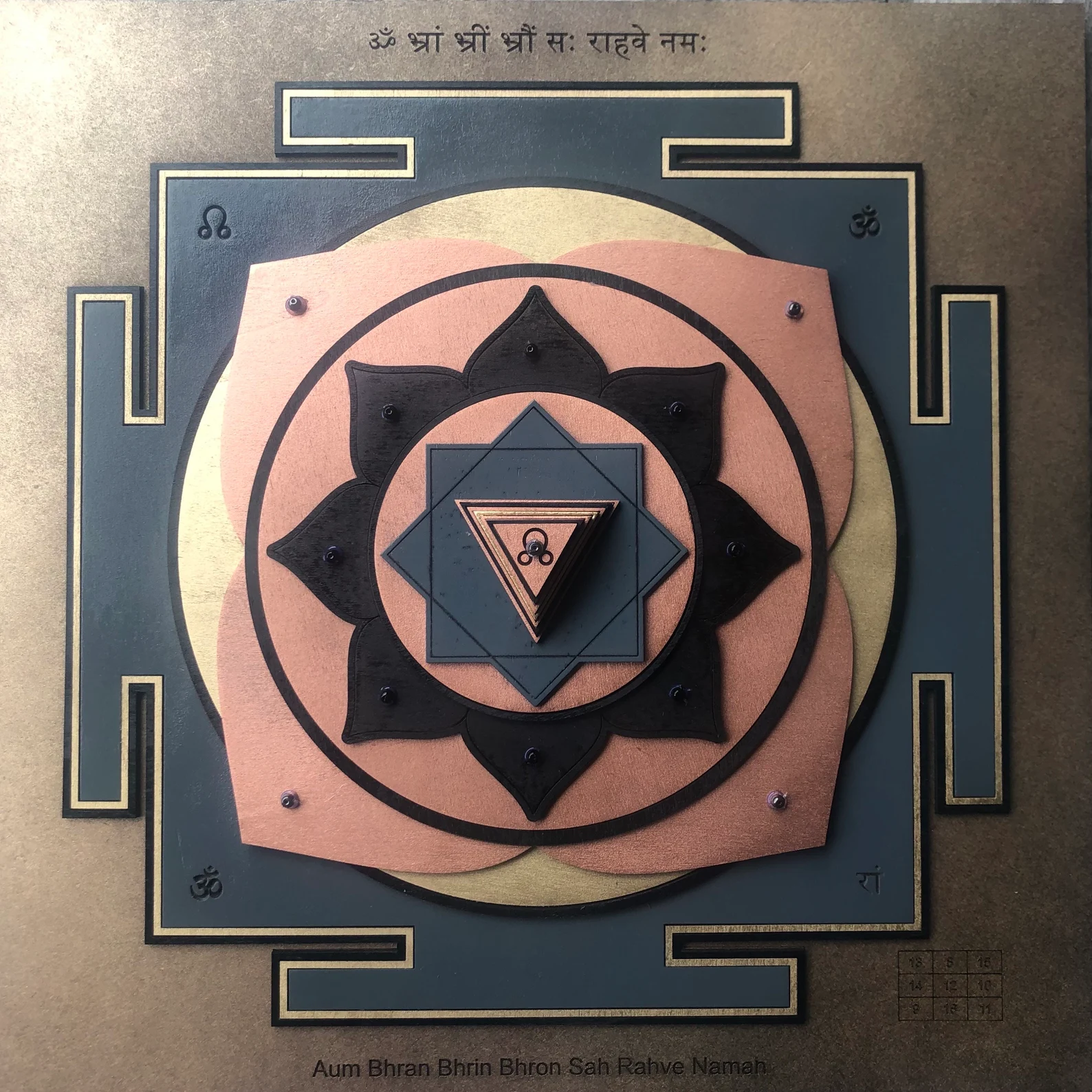 Rahu Yantra – for Focus & Progress